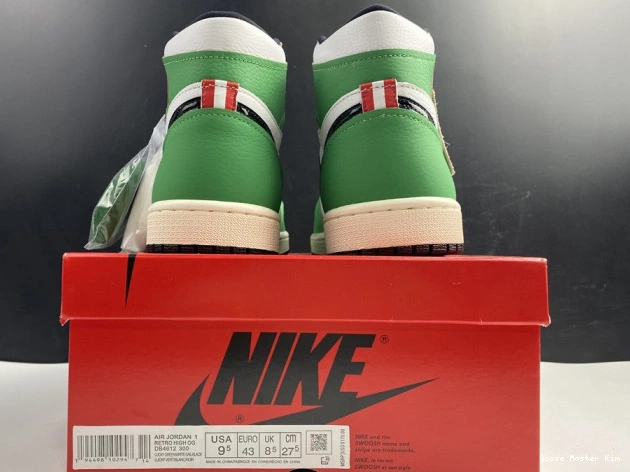 1 Green High Jordan Lucky DB4612-300 Retro Air 0811